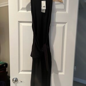 French Connection Elegant Black Knit Sleeveless Dress NWT size Medium